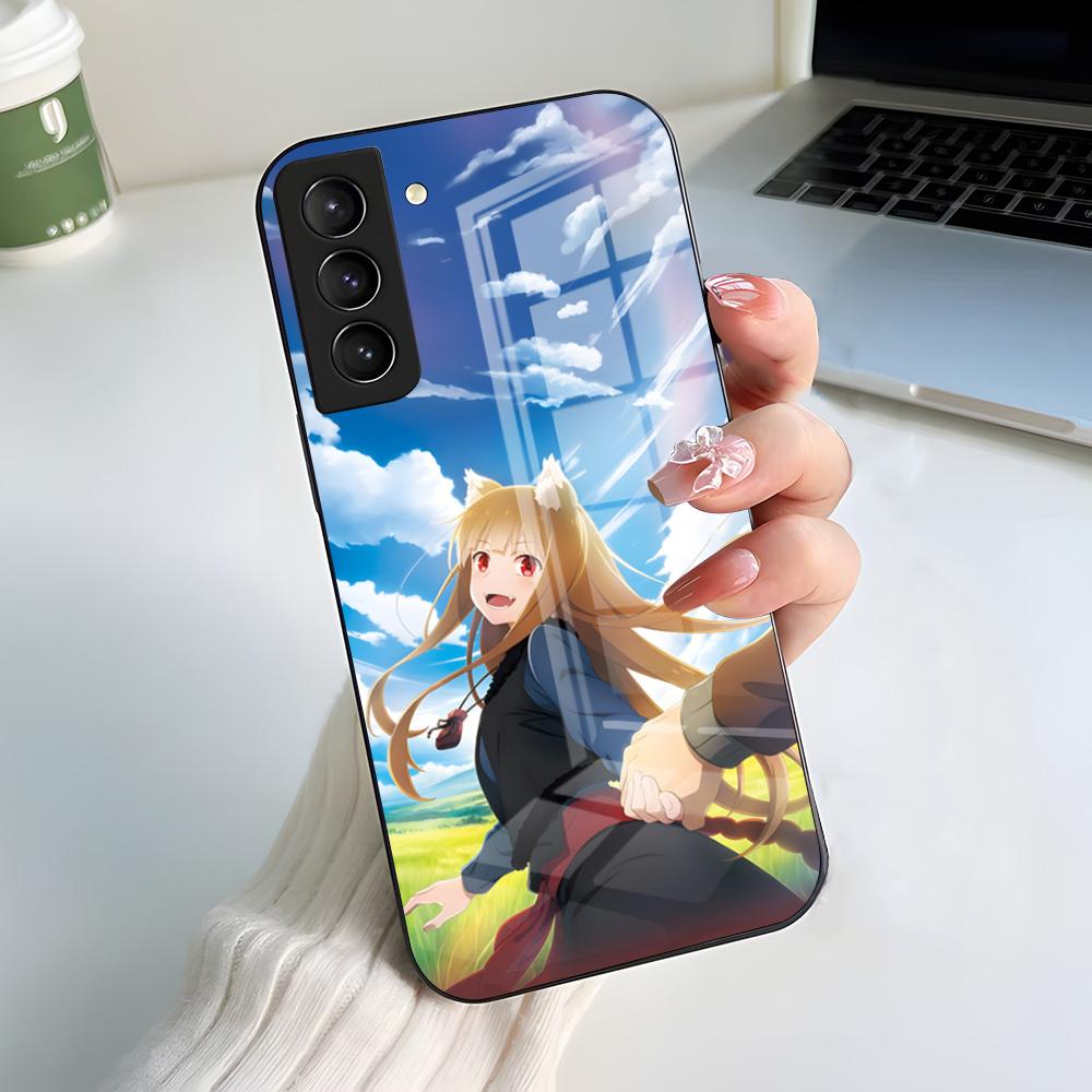 Comics S-Spice And W-Wolf Phone Case For Samsung A56 A36 A26 A16 A15 A25 A35 A55 A14 A34 A24 A54 Glass Case