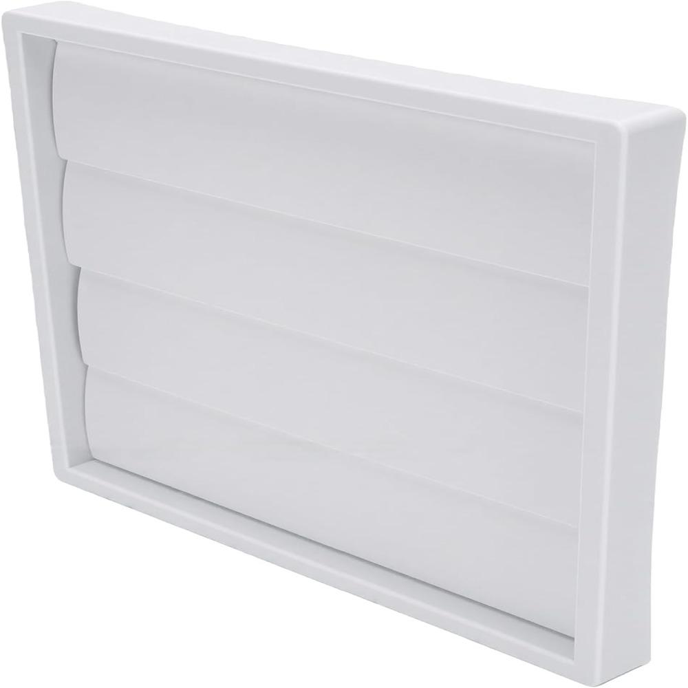 ABS Material Louvered Vent Cover Dustproof Mesh Exhaust Vent Cover Outside Exhaust