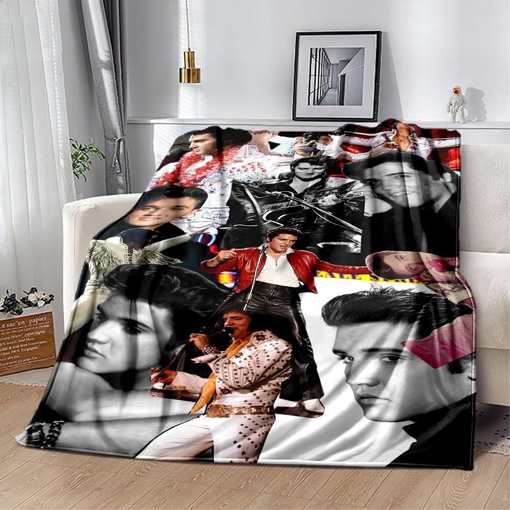 Elvis Decke Ultraweich Perfekt für Bett Couch Bettwäsche Für Alle Jahreszeiten Moderner Stil Perfektes Geschenk für Verwandte und Freunde