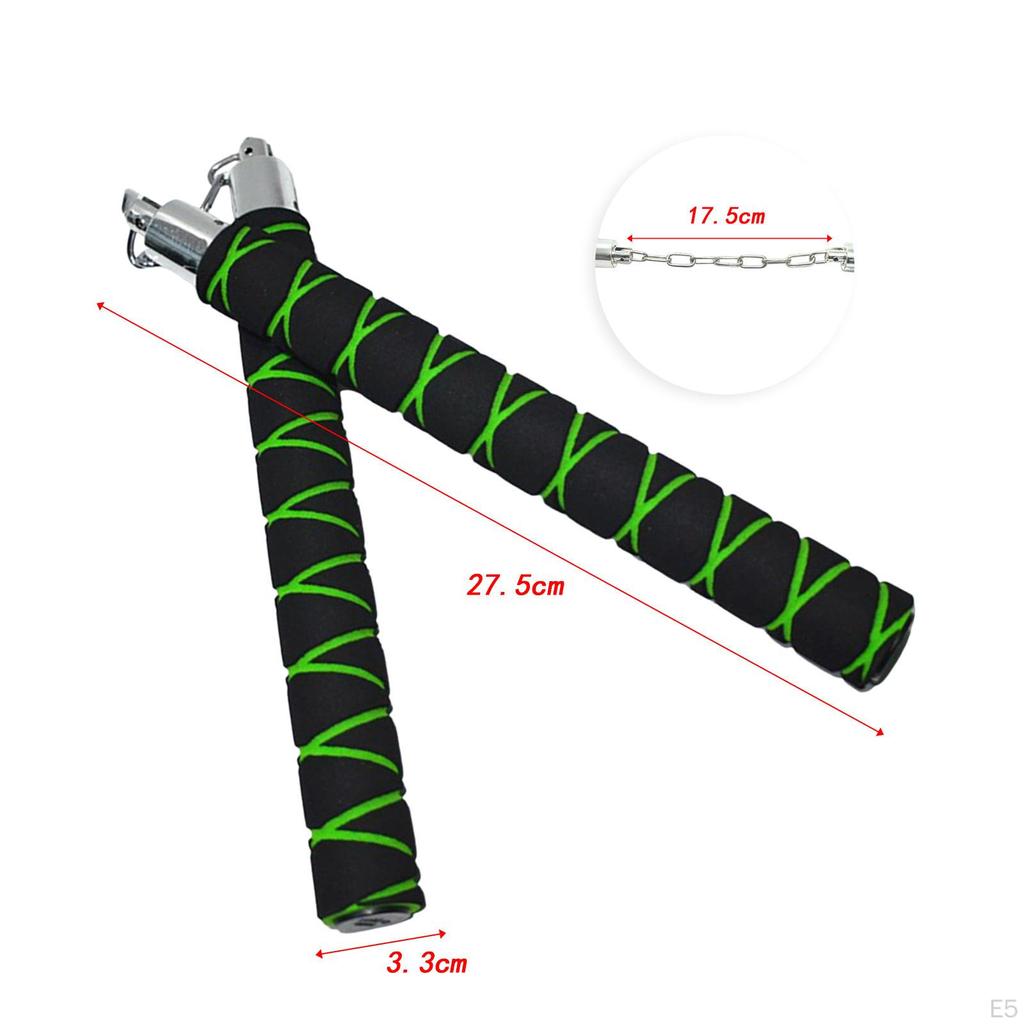 Trainings-Nunchucks Schwamm-Nunchuck Schaumstoff für Anfänger Kampfsport Schwarz Blau
