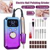 LED Display Electric Nail Polishing Grinder Rechargeable Nail Grinder  Nail Tools