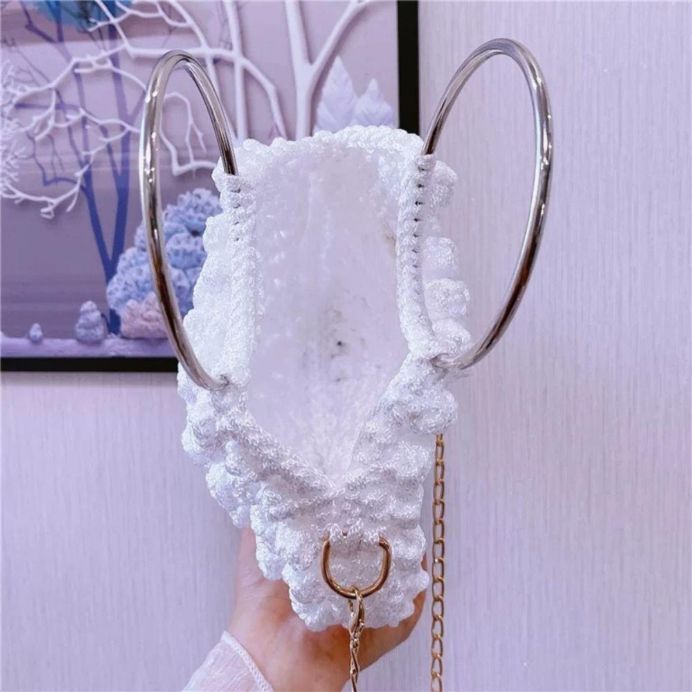 2pcs/Set Metal Round Purse Sewing Frame DIY Bag Handles For Bag Making Purse Handles 7.5/10CM Replacement Hardware For DIY Bag