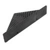 4PCS Car Rear Bumper Shark Fin Triangle Spoilers Universal Carbon Fiber Flat Style
