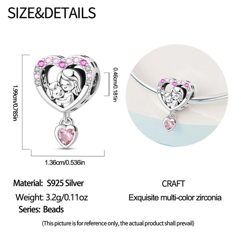 Copper Clasp Copper Cz Pave Clip Charms Lucky Clover Ladybug Safety Chain Fit Original Bangle Bracelet Jewelry Clip