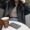 Women's European Style Brown PU Leather Jacket - Retro Petite Spring/Autumn 2025
