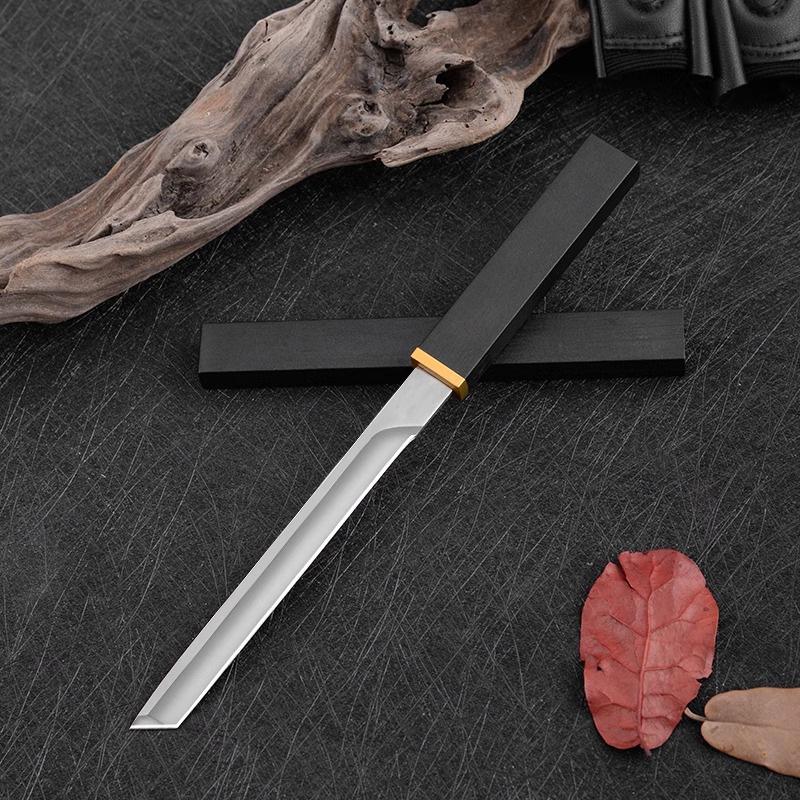 

1 шт. Кухонный нож высокой твердости, острый, портативный, карманный, фруктовый нож, нож для обрезки костей с ножнами для приготовления пищи 6 inches