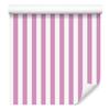 Powder Pink and White Striped Wallpaper for Living Room and Bedroom 50x1000
