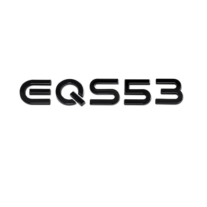 

3D Car Tail Trunk Letter car sticker EQS53 EQS450+ EQS580 EQS680 Emblem Sticker For Mercedes Benz EQS Class V297