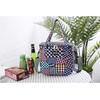 Elegant Green Leaf Pattern Oxford Lunch Bag Perfect For Travel And Picnics