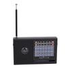 Small Emergency Radio FM AM SW Multi Functional Radio Portable Music Player for Home Camping Fishing