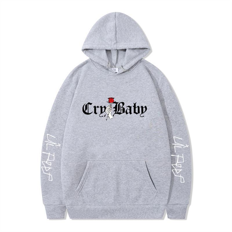 New product, American rap singer lil peep shirt men's and women's fleece hooded sweater