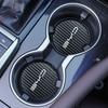 2Pcs Car Waterproof Coaster Non Slip Water Cup Pad Mat For BYD Atto 3 Yuan Plus Han Tang EV F3 E6 Dmi Song F0 Qin Pro G3 I3