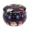 Candle Tins with Lids Christmas Candle Jars Empty Candle Tins for Making Candle Candle Making Jars 8 Style