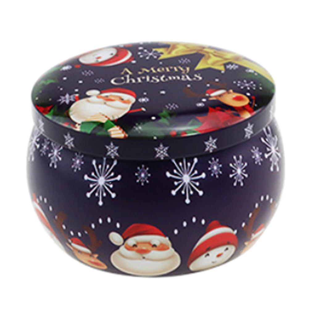 Candle Tins with Lids Christmas Candle Jars Empty Candle Tins for Making Candle Candle Making Jars 8 Style