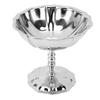 Dessert Dish Cup with Base 304 Stainless Steel Serving Bowl for Snacks Pudding Ice Cream Salad Fruit Yogurt