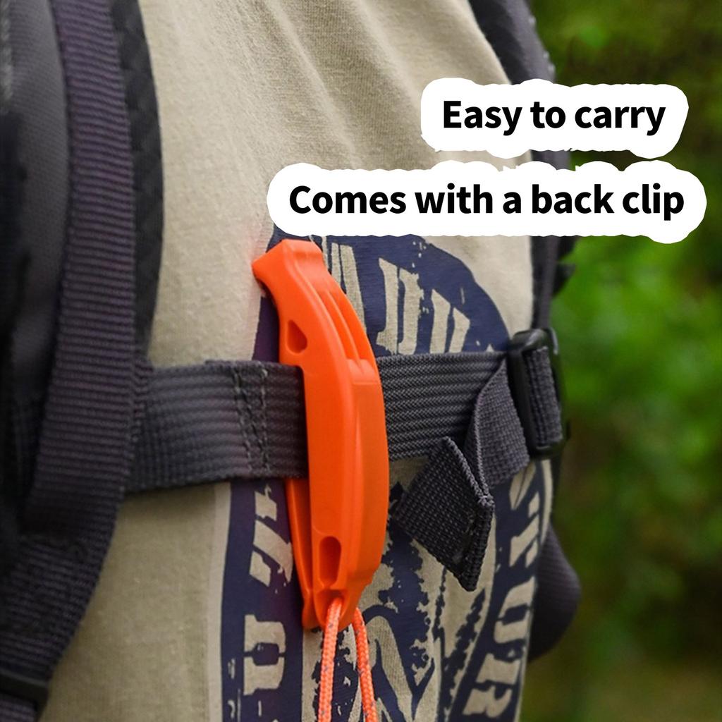 Outdoor Multifunction Whistle Emergencies Compasses With Lanyard Safety Whistle for Swimming Hunting