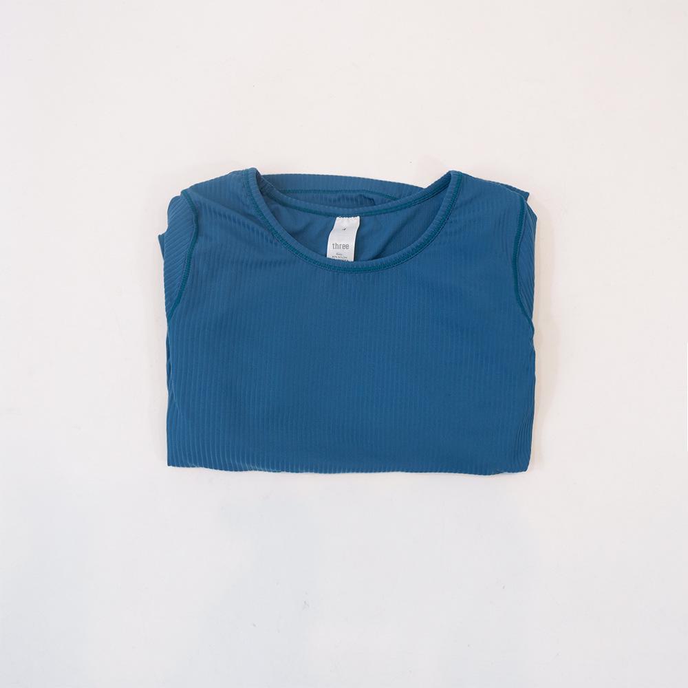 

Женская быстросохнущая футболка для йоги в рубчик: Длинные рукава, облегающий крой, высокая талия, повседневный стиль, телесный цвет — идеально подходит для весны и лета. Size 2: 85-100 lbs