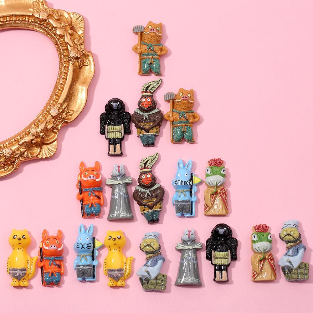 Langlang Mountain Little Monster Pig DIY Resin Cute Hair Clip - Cartoon Toy Accessory