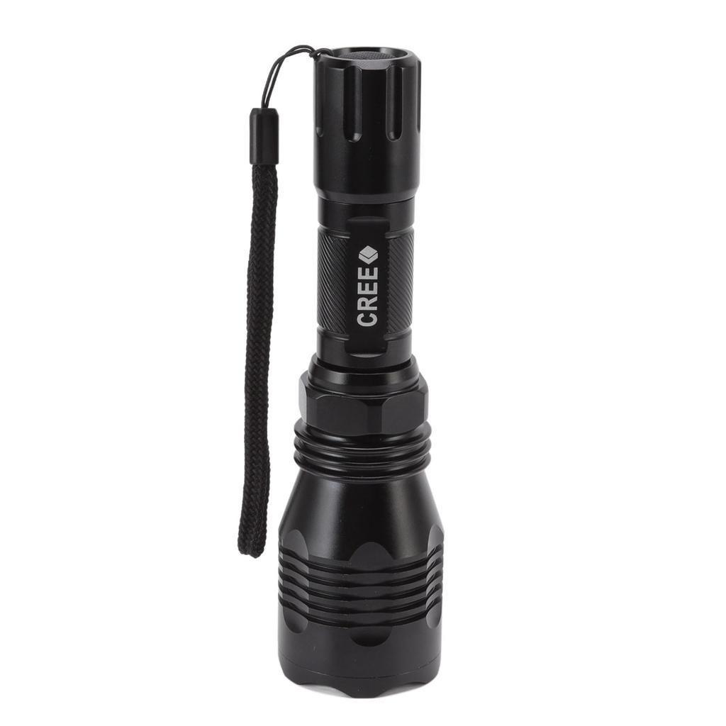 LED Taschenlampe Weißes Licht Hohe Helligkeit 300m Reichweite Hand-Taschenlampe für Outdoor-Wandern