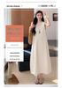 2026 Summer Maternity Sleeveless Slimming Dress for Pregnant Mothers