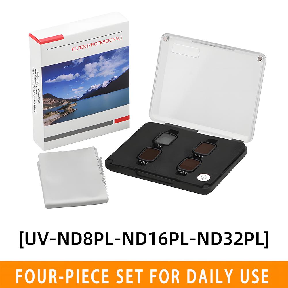 

Фільтри для Dji Mini 3 Pro Аксесуари для дрона Набір фільтрів NDPL UV ND Регульований CPL Об єктивний фільтр Сумісність: MINI 3 / 3 PRO
