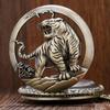 Tiny Tim Vintage Tiger Cutout PockeTiger Keychain for Men & Boys | Antique Brass Finish