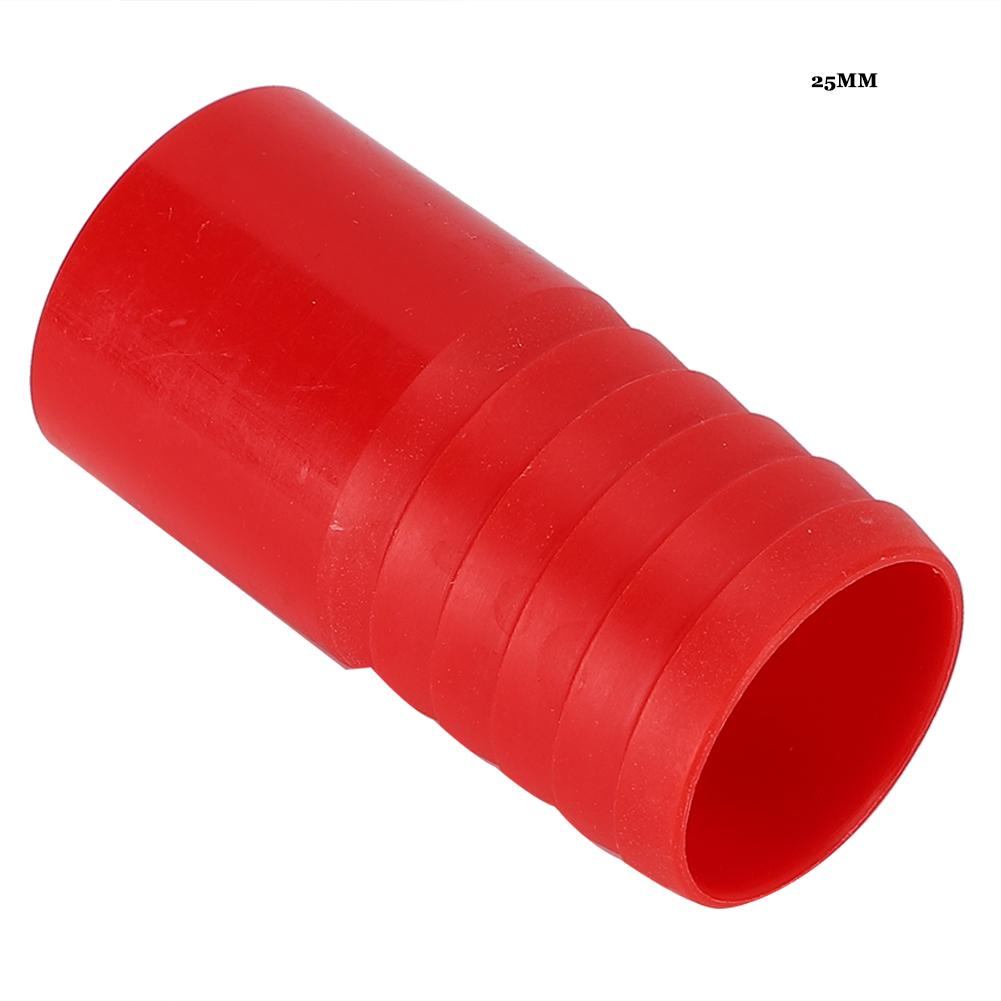 PVC Eco‑Friendly Water Pipe Connector Safe Hard Tube to Hose Easy Connection Adapter(Red 25mm)