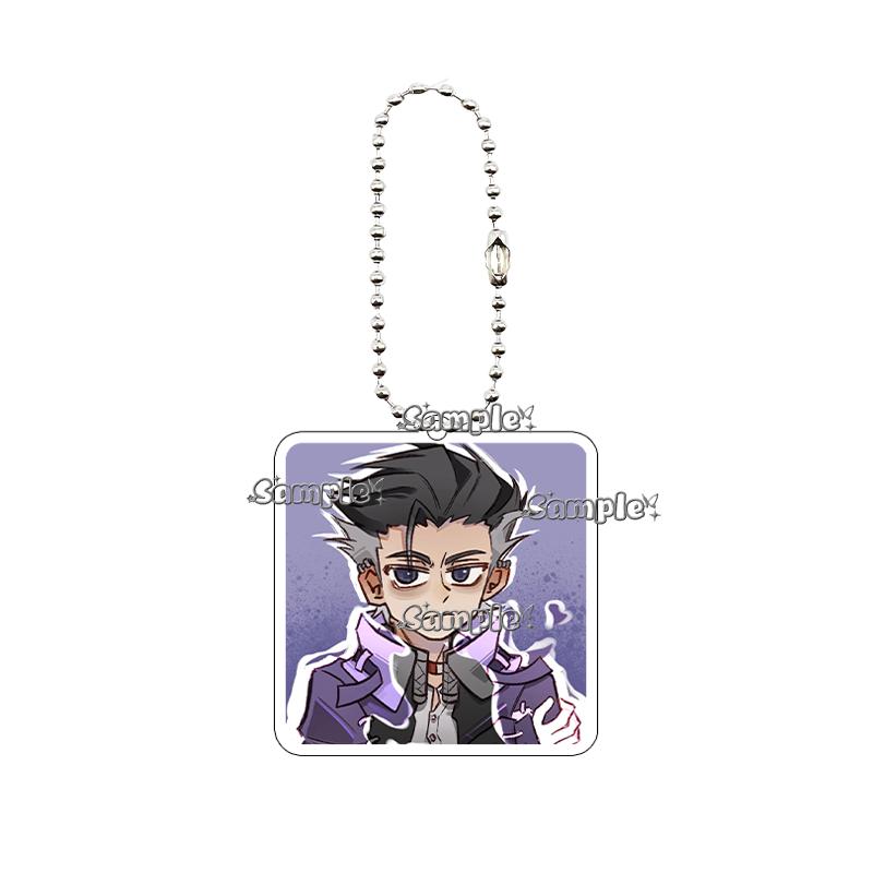 

Anime Cartoon Rudo Enjin Zanka Jabba Tamsy Character Keychain Decoration Peripheral Cute Accessory Backpack Keyring Pendant Gift about 5cm