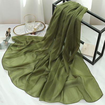 170x70cm Sciarpa di Seta Sciarpa Stola Monocolore Foulard Sud Asiatico Grande Sciarpa da Viaggio Versatile Sciarpa in Chiffon Testurizzato Coprispalle Poncho Hijab