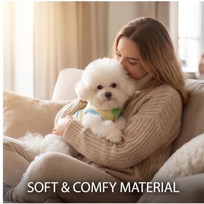 Striped Cooling Sun Protection Pet Clothes Breathable Summer Anti Shedding Outfit 5 Sizes Daily Outdoor Wear