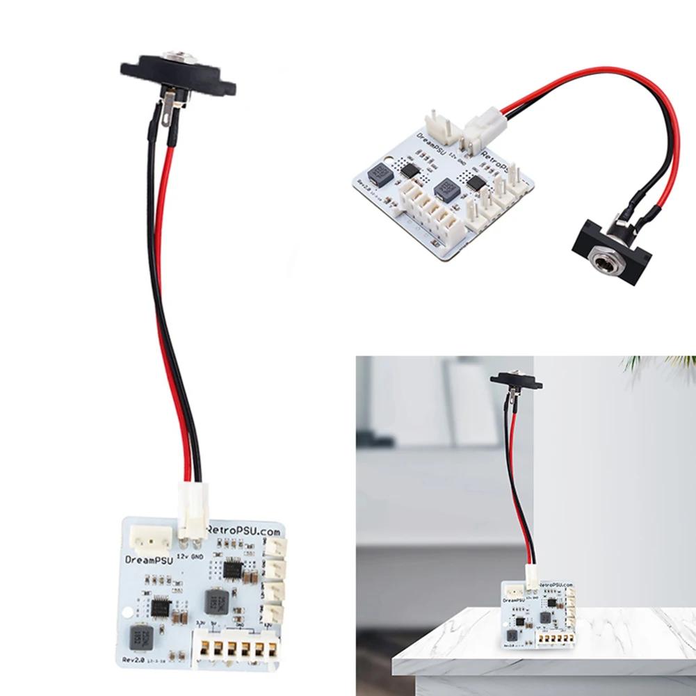 Rev2.0 Dreampsu 12V Power Supply Board + Power Plug Adapter For SEGA DreamCast Game Console Replacement Parts For SEGA Dreamcast