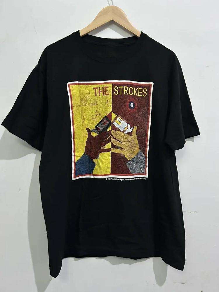 Винтажная футболка The Strokes Room on Fire Tour Размеры от S до 5XL NE141 Унисекс футболка XXXXL
