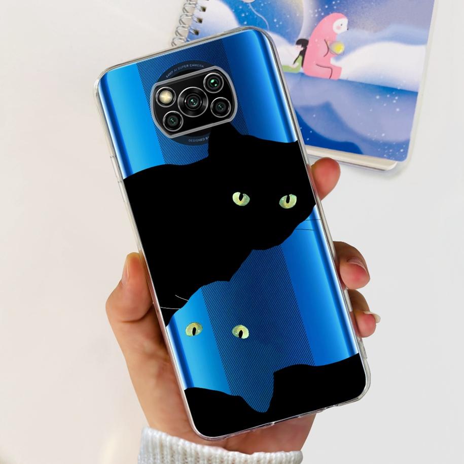 Case For Xiaomi Poco X3 Pro Pocox3 X 3 NFC Cover Cute Astronaut Butterfly Bumper Soft Silicone Protective Funda For Poco X3 Capa