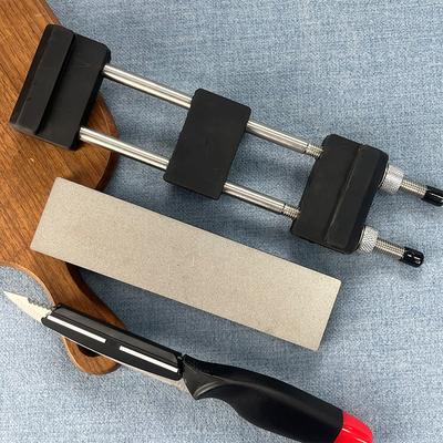 Adjustable Over Sink Base Sharpening Stone Holder Stainless Steel Retractable Non-Slip Base Whetstone Grindstone Accessories