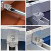 4Pcs End Clamp Solar Module Brackets Aluminum Zinc Zinc Alloy PV Panel Clip  PV Bracket Mounting