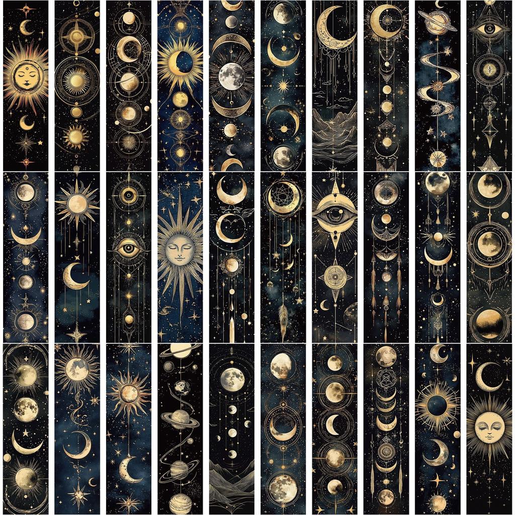 Bookmark Waterproof Painted Tarot Card Series Reading Paper Bookmarks Teacher Supplies