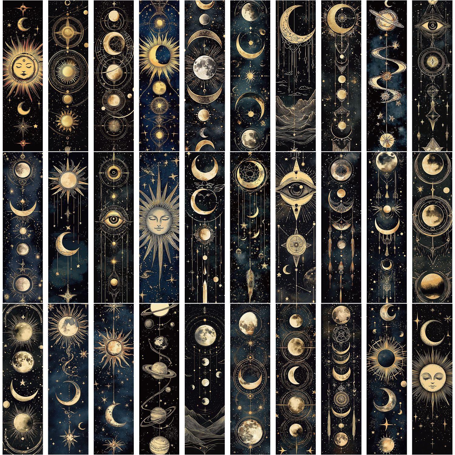 

Bookmark Waterproof Painted Tarot Card Series Reading Paper Bookmarks Teacher Supplies