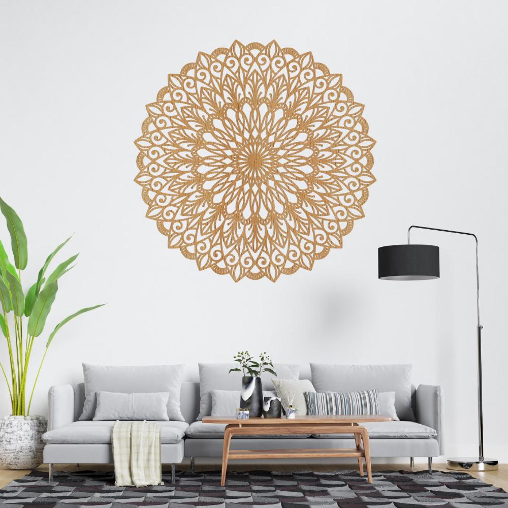 1 PC Eleganti Prodotti in Metallo Mandala, Decorazione Murale in Metallo, Fiore, Decorazione d'Interni, Mandala Arte Murale in Metallo, Pannello Murale in Metallo