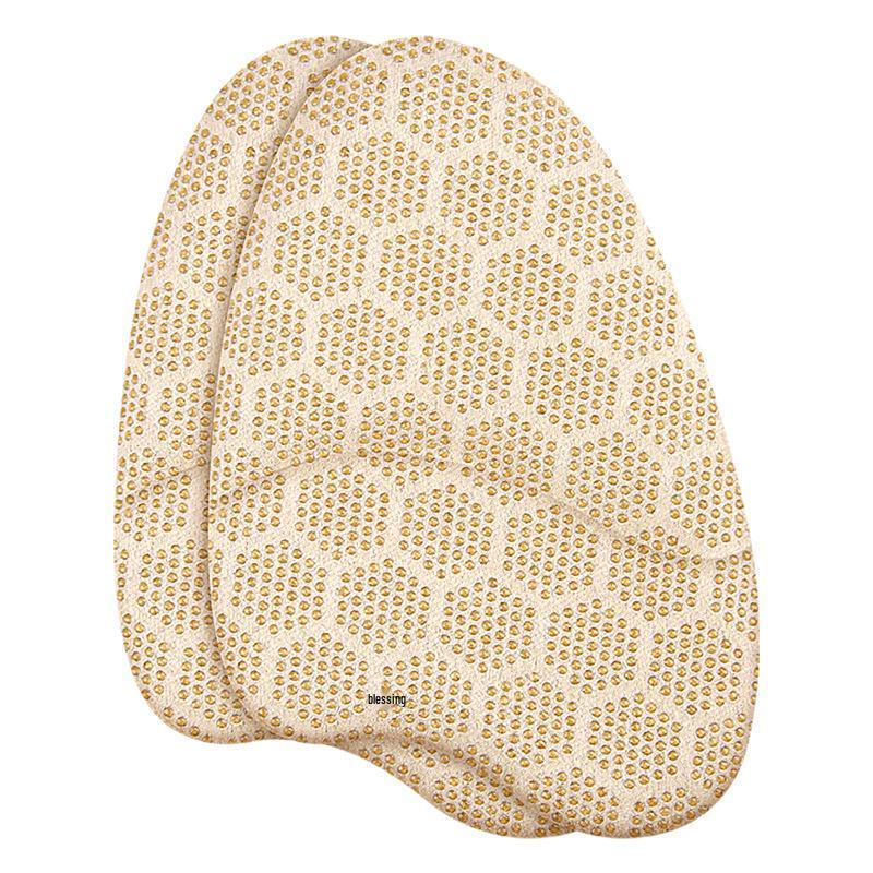 Self-Adhesive Invisible Forefoot Pad with Toe Post - Soft, Shock-Absorbing, Anti-Wear, Half-Size Massage Granules