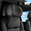 Car Seat High-end Leather Pillow Neck Driving Seat Headrest Back Cushion Luxury Universal Auto Lumbar Support Waist Head Qulit