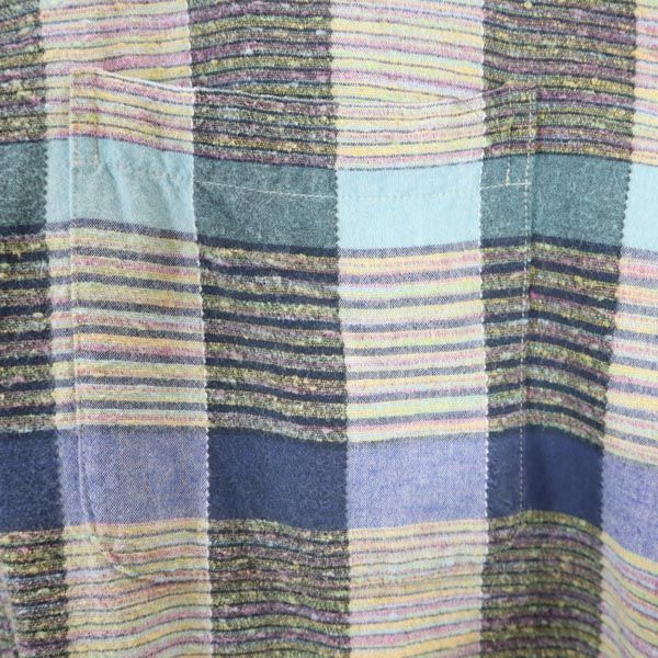 SUGAR CANE Toyo Enterprise SC21890 Check Long Sleeve Button Down Shirt M Men's Used