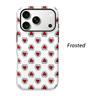 Trendy Kawaii Retro Red Love Heart Hand Drawn Doodle Art Film Aesthetic Protective Phone Case For iPhone 14 15 16 Pro Max Plus Dropproof Bumper Cover