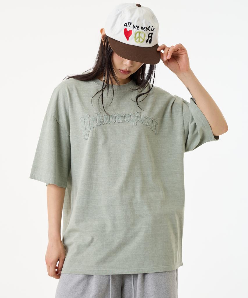 UNKNOWN PLANET Archive Washed Emblem Tea Olive