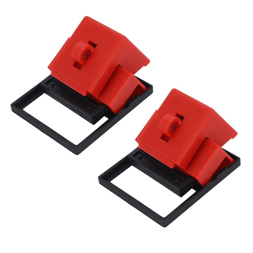2 Stück Aufklemmbarer Leitungsschutzschalter-Sperre Leitungsschutzschalter-Aussperrvorrichtung PA66 Zubehör für Sicherheit