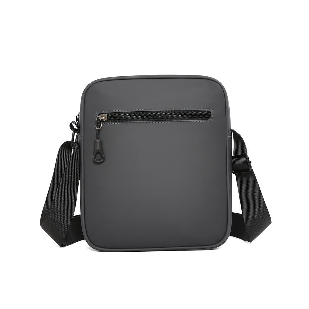 Unisex Lightweight Crossbody Bag – Solid Color Small Shoulder Sling with Phone Pocket for Everyday Carry
