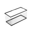 Terrariums Turtle Breeding Aquarium Fish Tank S/M with Anti-escape Cover Terrarium Turtle Acrylic Box Reptiles House Fish Tank