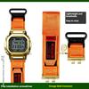 Replacement Nylon Canvas Strap for Casio G-Shock GMW-B5000 Metal Square Watch - Sporty Waterproof Adjustable Band Accessory