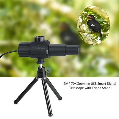 W110 Smart Digital USB Telescope Monocular Adjustable Scalable Camera ZOOM 70X HD 2.0MP Monitor for Photographing Videotaping