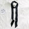 5X200Cm Satin Silk Narrow Scarf Neckerchief Solid Neck Scarves Long Silk Thin Scarf Head Neck Hair Band Bag Ribbon Headbands Diy