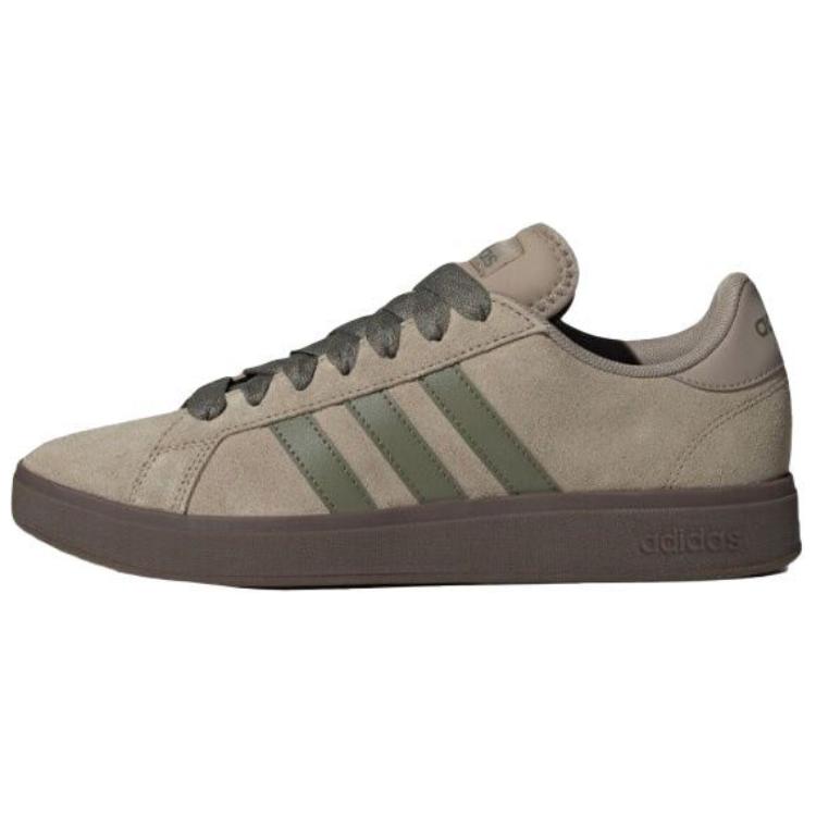 New Adidas Grand Court Base 00s 'Blanch Cargo' JR7078